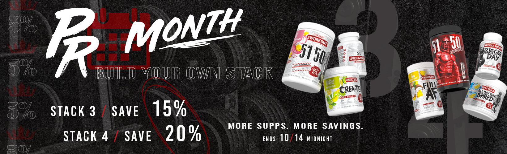Build your own supplement stack campaign